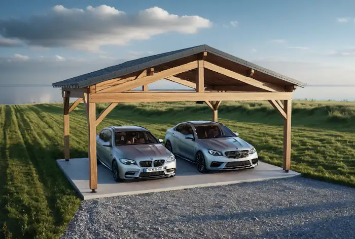 5 Plans de carport à télécharger en PDF
